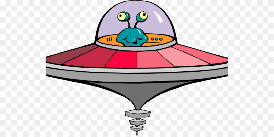 Original Alien In Ufo Cartoon, Clothing, Hat, Boat, Transportation Free Png
