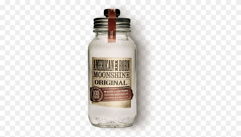 Original American Born Moonshine, Jar, Bottle, Shaker Png