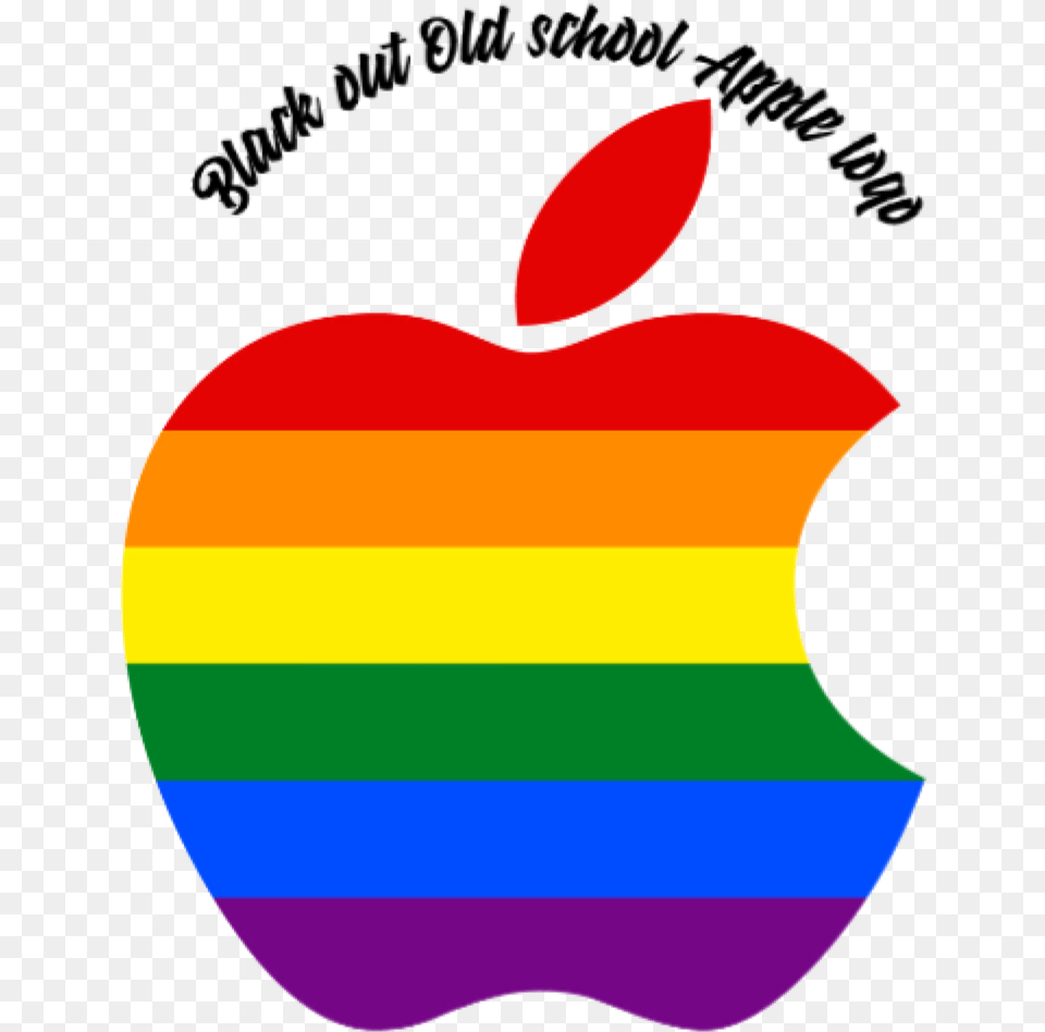 Original Apple Logo Clothing Di Apple, Food, Fruit, Plant, Produce Png Image