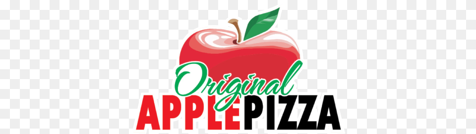 Original Apple Pizza Apple, Food, Fruit, Plant, Produce Free Png Download
