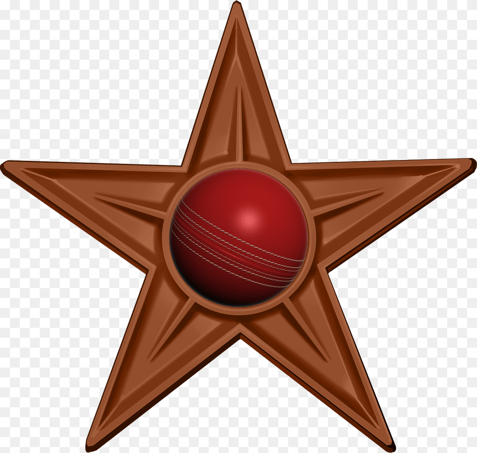 Original Barnstar Cricket Wild West, Star Symbol, Symbol, Ball, Cricket Ball Free Png Download