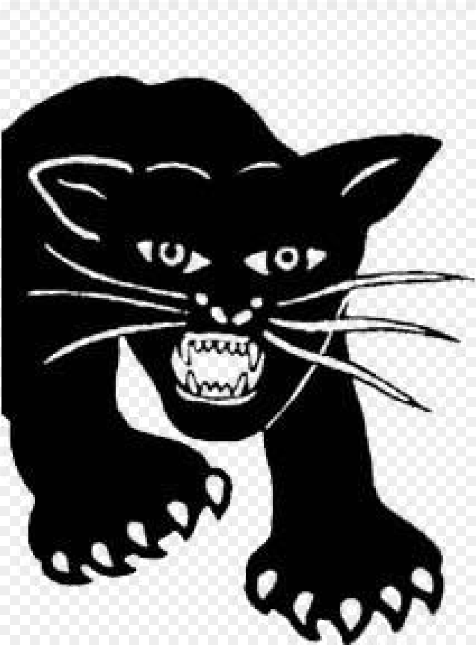 Original Black Panther Logo Emory Douglas Black Panther Logo, Animal, Mammal, Wildlife, Electronics Png