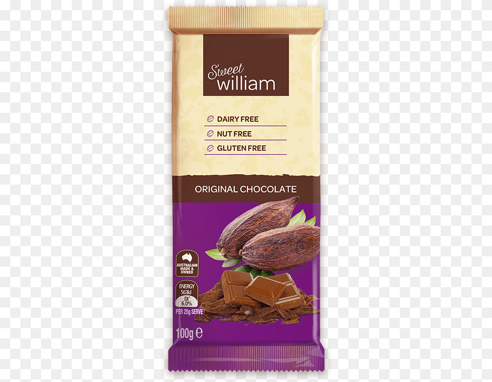 Original Chocolate Sweet William Chocolate, Cocoa, Dessert, Food, Book Free Png Download