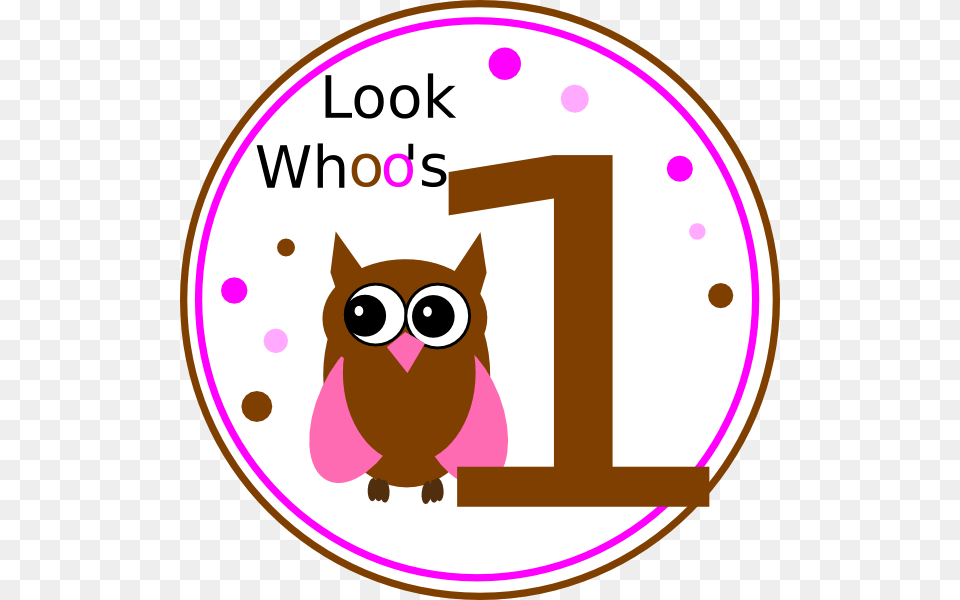 Original Clip Art File Owl Birthday Svg Images, Number, Symbol, Text, Animal Png