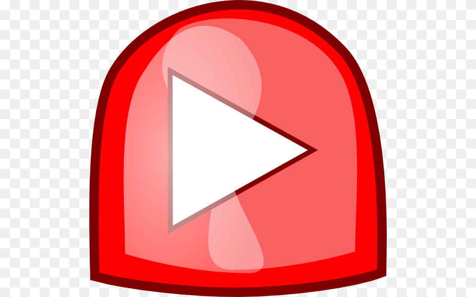 Original Clip Art File Red Play Button Svg, Triangle, First Aid, Clothing, Hat Png Image