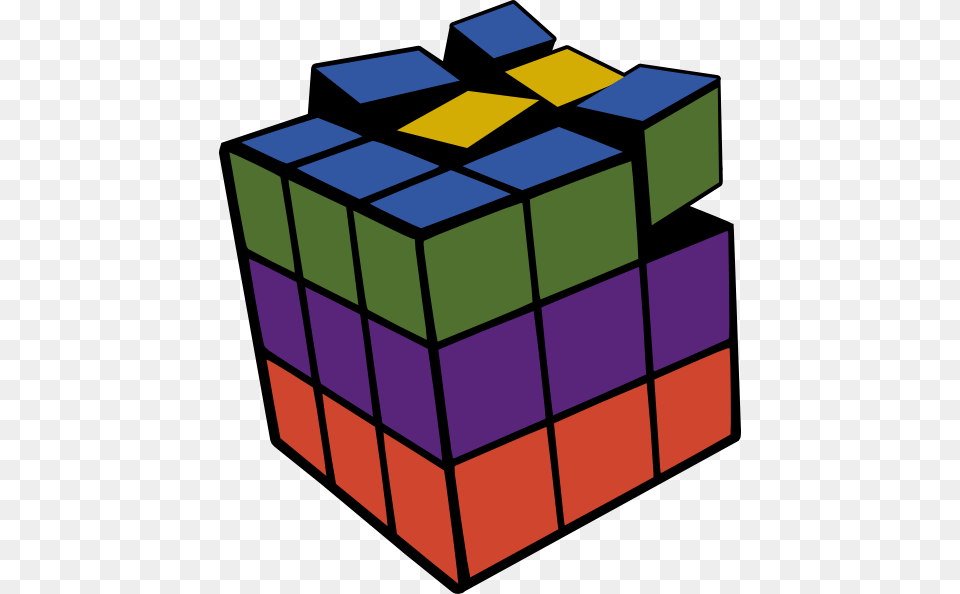 Original Clip Art File Rubiks Cube 3d Colored Svg, Toy, Rubix Cube, Dynamite, Weapon Png Image