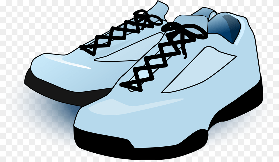 Original Clip Art File Tennis Shoes Svg Images, Sneaker, Shoe, Clothing, Footwear Free Png Download