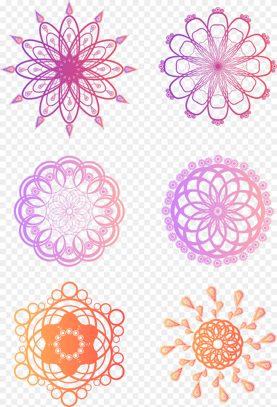 Original Colorful Gradient Coral Red And Vector, Pattern, Purple, Accessories Png Image