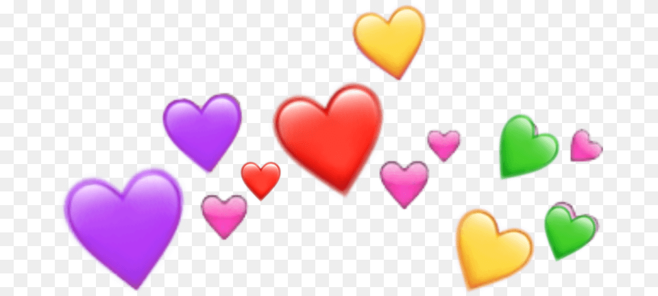 Original Colors Emoji Featurethis Emoji Hearts Transparent, Heart Free Png