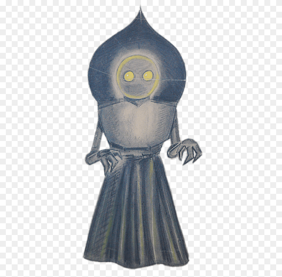Original Drawing Of The Flatwoods Monster, Alien, Person, Animal, Bird Free Png