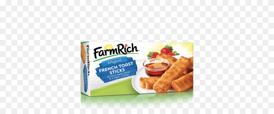 Original French Toast Sticks Farm Rich, Food, Fried Chicken, Lunch, Meal Png