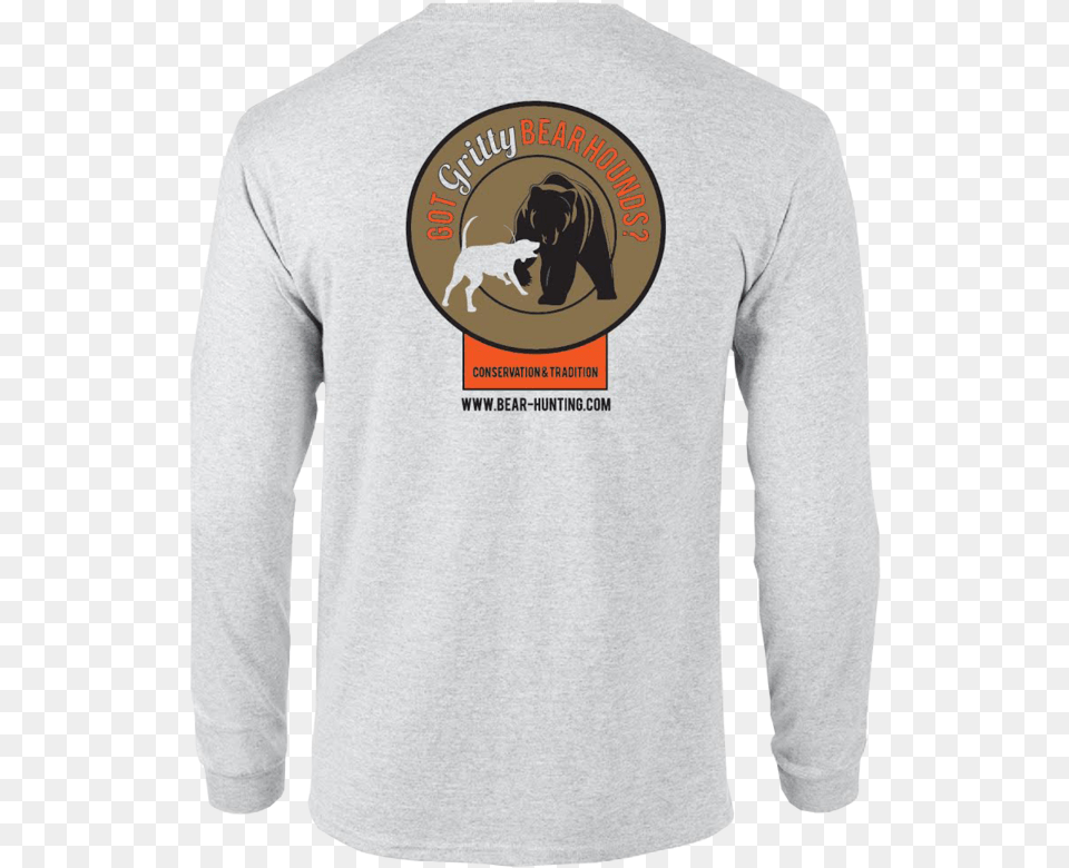 Original Gritty Bear Hound Shirt Bear Hunting With Hounds Shirts, T-shirt, Sleeve, Clothing, Long Sleeve Free Png Download
