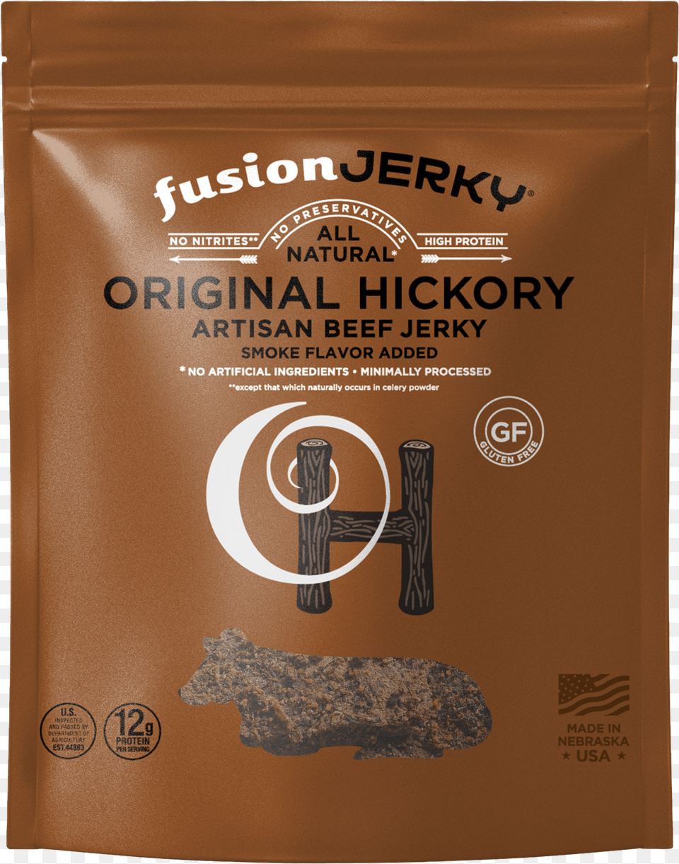 Original Hickory Beef Jerky Chocolate, Book, Publication, Food, Sweets Png Image