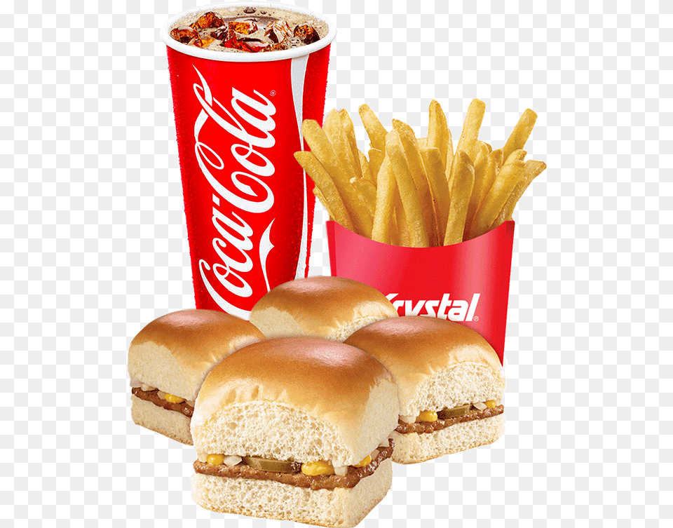 Original Krystals Krystal Hamburgers, Burger, Food, Fries, Lunch Png