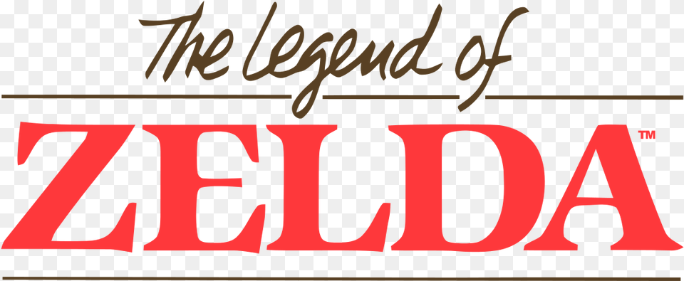 Original Legend Of Zelda Logo, Text Free Png Download