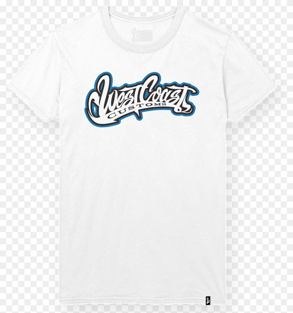 Original Logo White Tee West Coast Customs, Clothing, T-shirt, Shirt Free Png