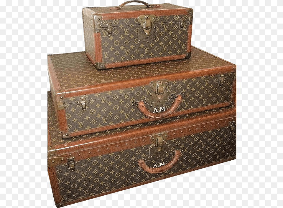 Original Louis Vuitton Suit Case, Baggage, Suitcase, Box Free Png Download