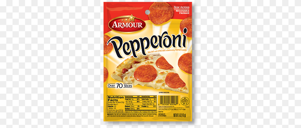 Original Pepperoni Armour Pepperoni, Advertisement, Poster, Food, Pizza Free Png