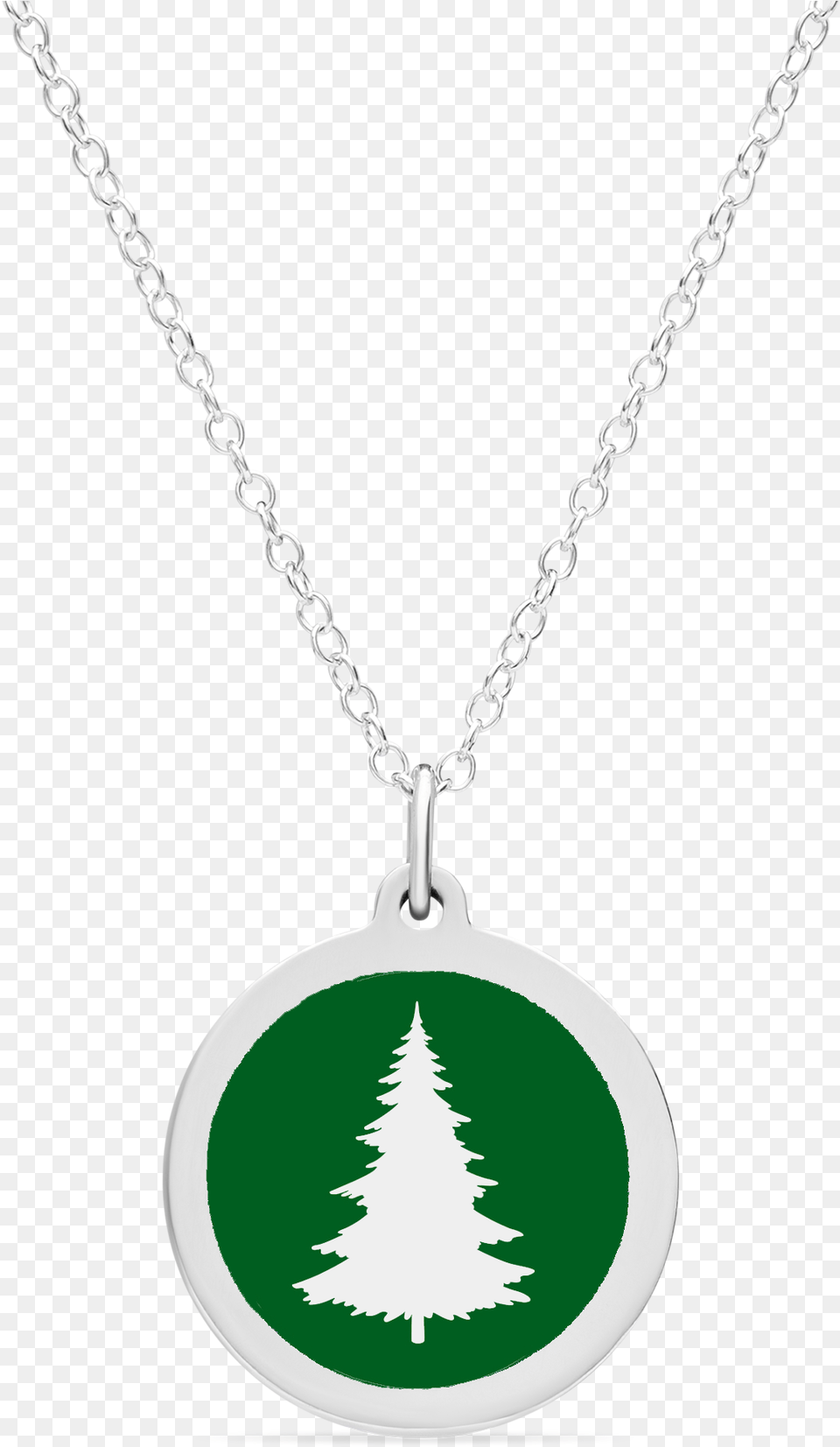 Original Pine Tree Charm In Sterling Solid, Accessories, Jewelry, Necklace Free Png Download