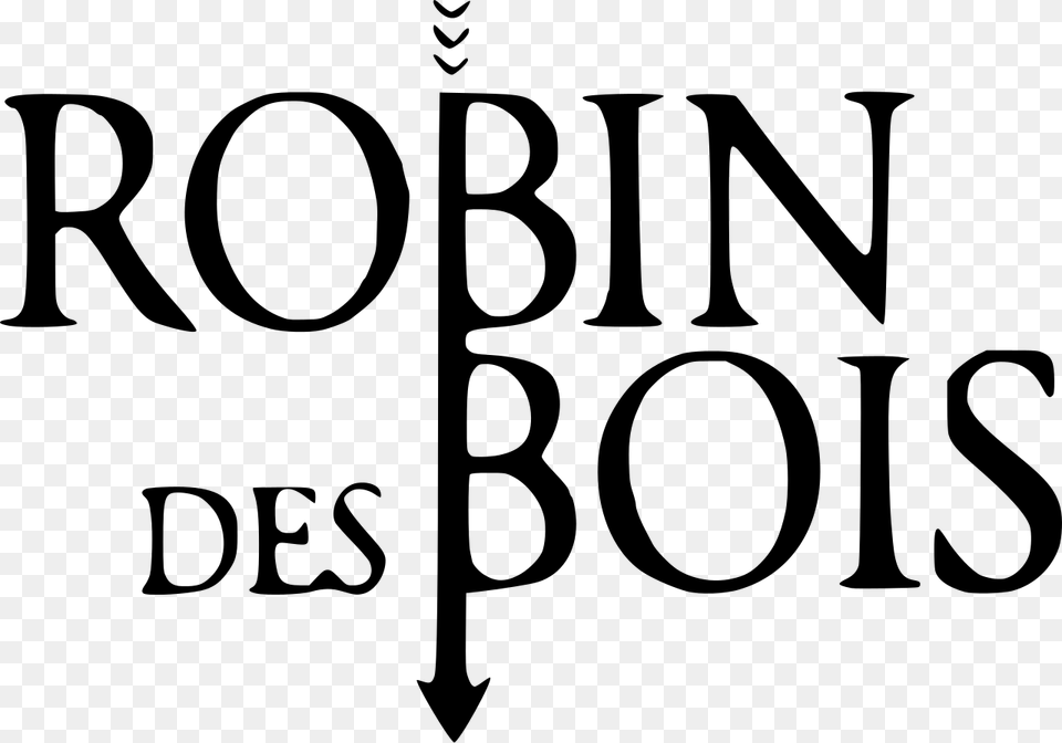 Original Robin Logo Robin Des Bois Logo, Gray Free Png Download