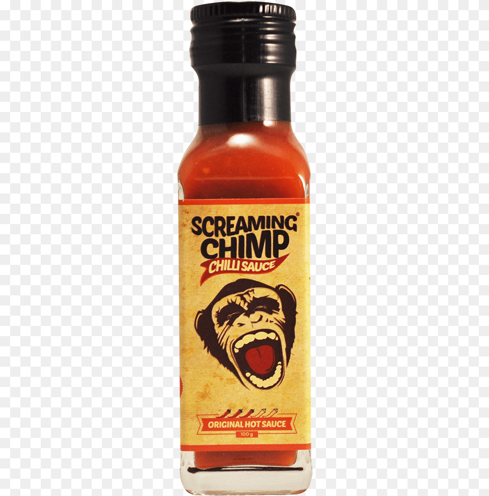Original Screaming Chimp Chilli Sauce Screaming Chimp, Food, Ketchup Free Png