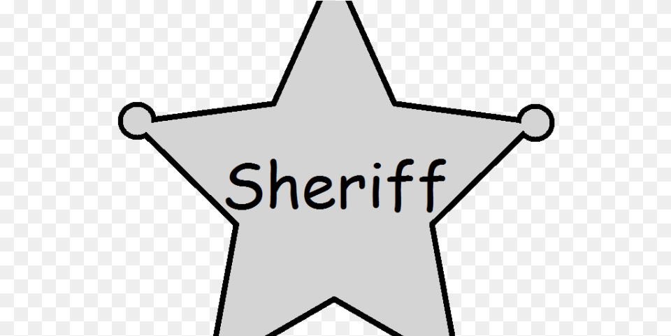 Original Sheriff Badge Clipart Download Full Size Line Art, Symbol, Star Symbol, Logo Free Png