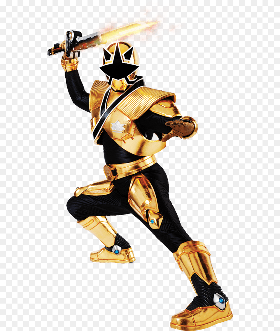 Original Size Super Samurai Gold Ranger, Adult, Person, Man, Male Free Png