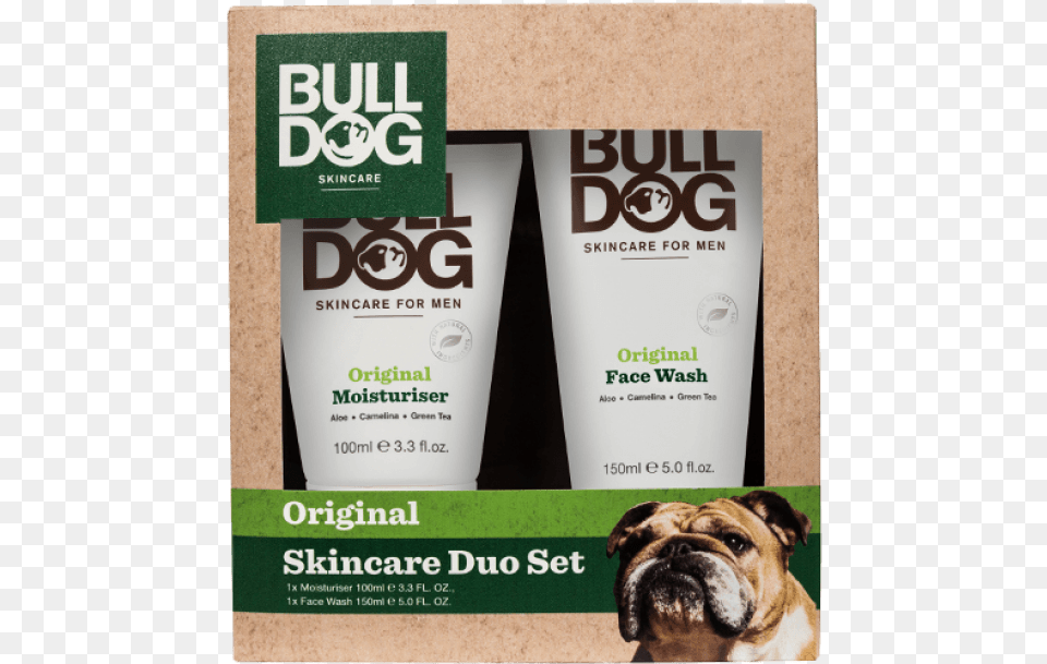 Original Skincare Duo Set Bulldog Skincare Duo Set, Advertisement, Poster, Animal, Canine Free Png