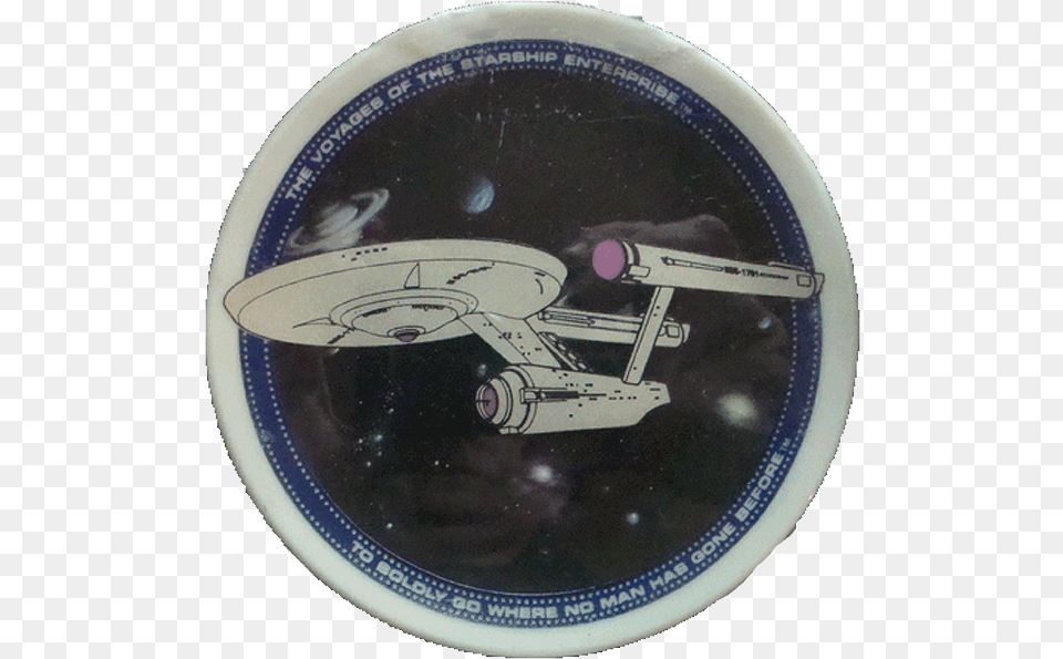 Original Starship Enterprise Mini Collector39s Plate, Aircraft, Spaceship, Transportation, Vehicle Free Transparent Png
