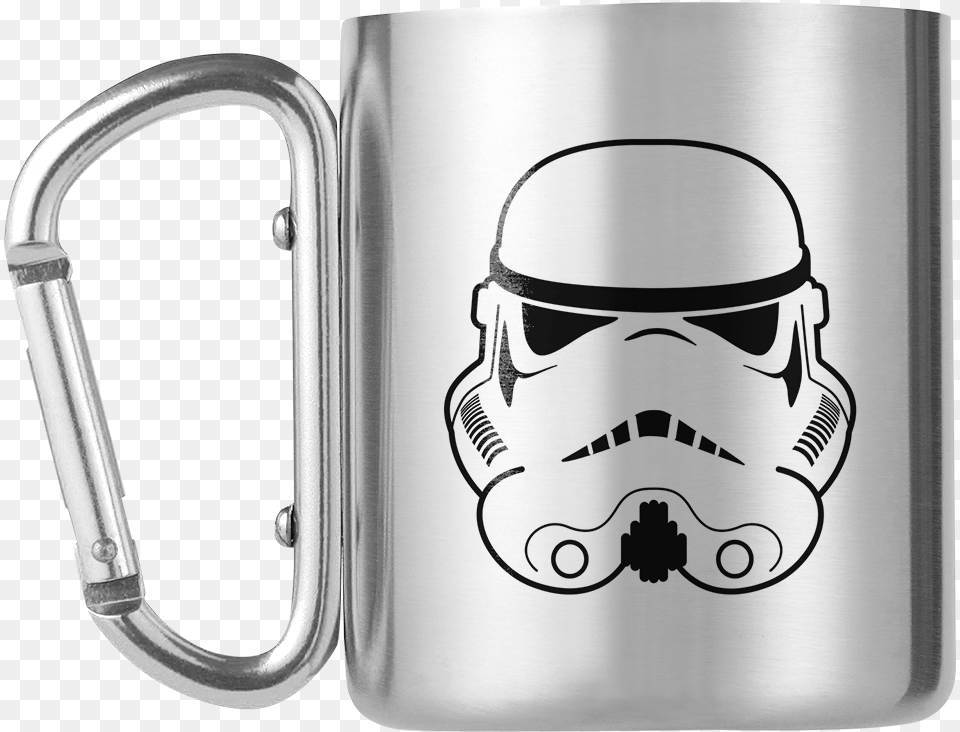 Original Stormtrooper Helmet Carabiner Mug, Cup, Adult, Male, Man Free Transparent Png