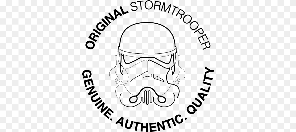 Original Stormtrooper Thumbs Up Logo Stormtrooper, Gray Free Transparent Png