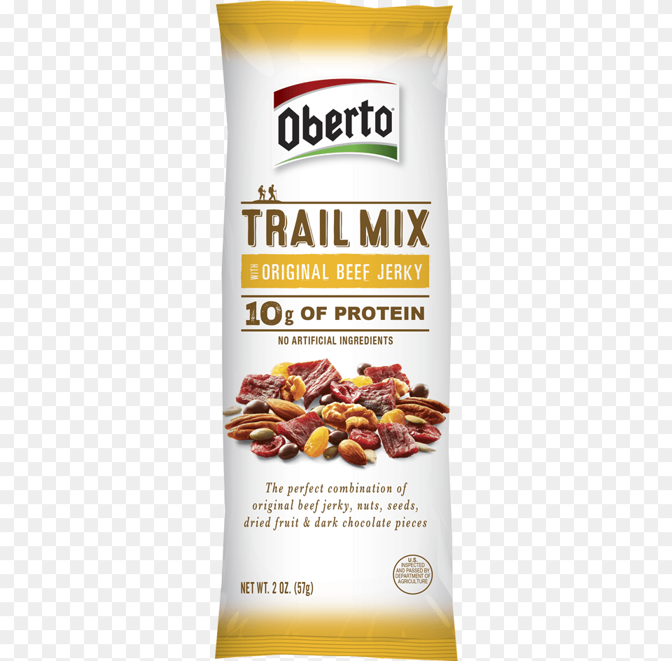 Original Tm Oberto Jerky Trail Mix, Advertisement, Poster, Food Free Png Download
