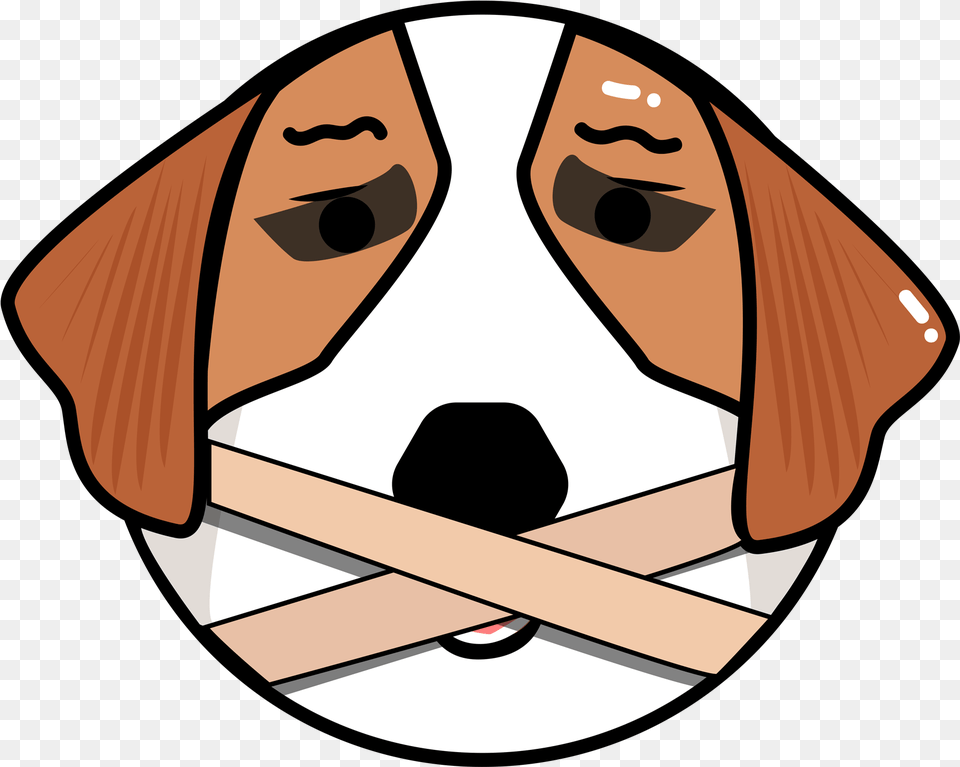 Original Vector Cartoon Dog Head And Pet, Mammal, Hound, Canine Png Image