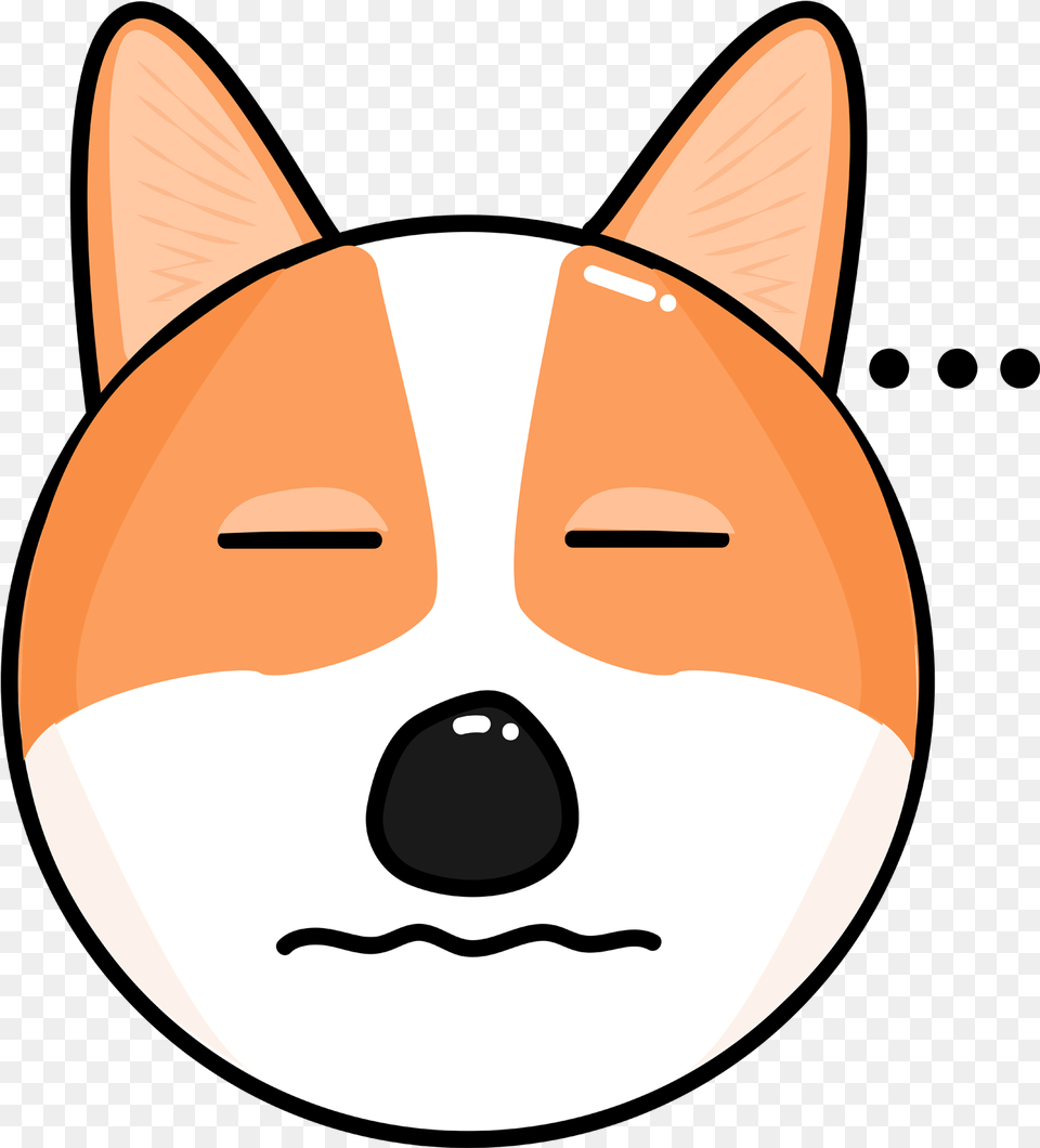 Original Vector Cartoon Dog Head And Image Cartoon Cat Head, Snout, Outdoors, Night, Nature Free Png