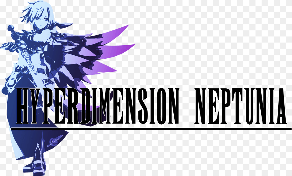 Original Workhyperdimension Neptunia Logo But It39s Final Fantasy, Publication, Book, Comics, Adult Free Png