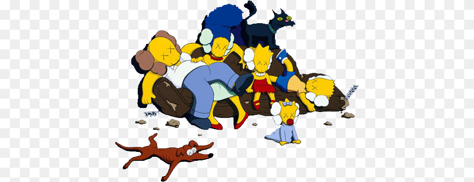 Originally Under Rated Simpsons Kaws Original, Baby, Person, Cartoon, Art Png Image