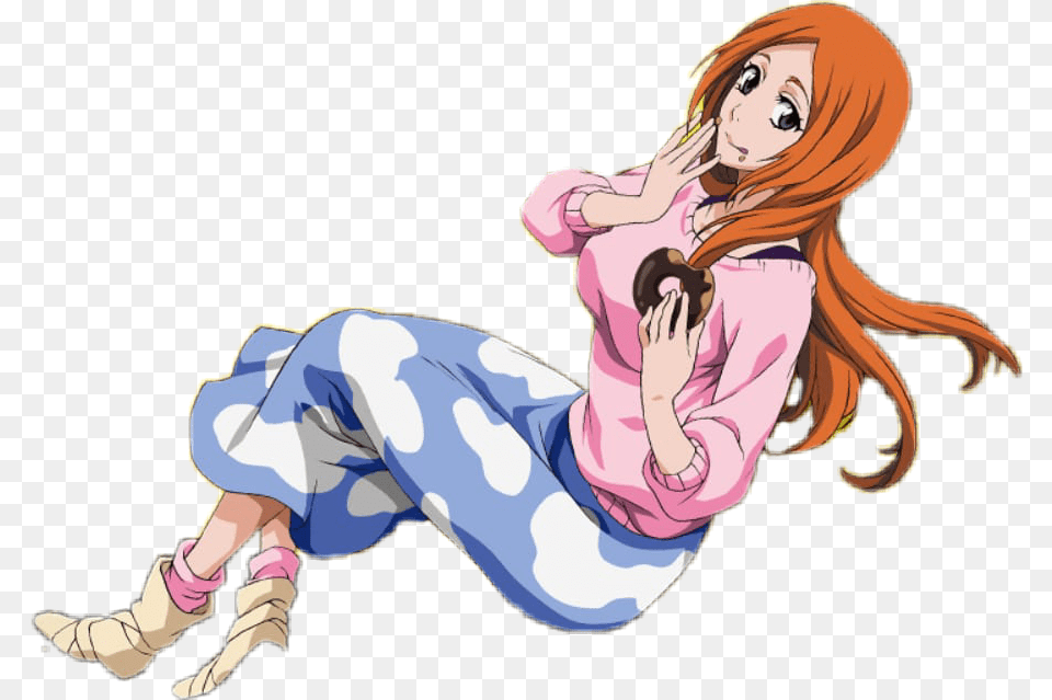 Orihime Inoue Bleach Bravesouls Anime Animegirl Orihime Inoue Bleach Brave Souls, Book, Comics, Publication, Person Free Png Download