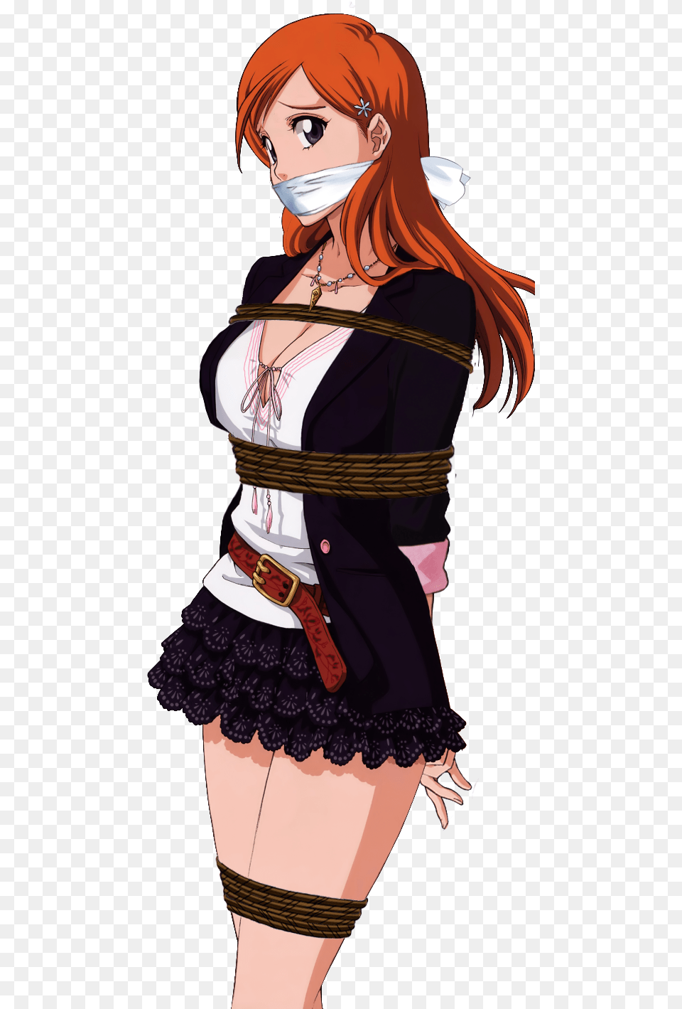 Orihime Inoue From Bleach Tied Up Ampamp Orihime Inoue, Manga, Book, Clothing, Comics Free Png