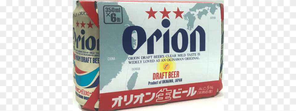 Orion Beer Carton Orion Beer, Box, Can, Tin, Cardboard Png