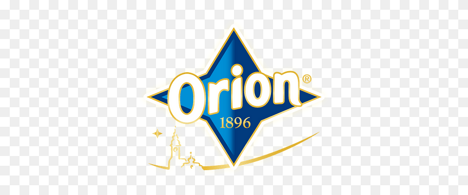 Orion Chocolate Star Logo, Badge, Symbol, Bulldozer, Machine Free Png Download
