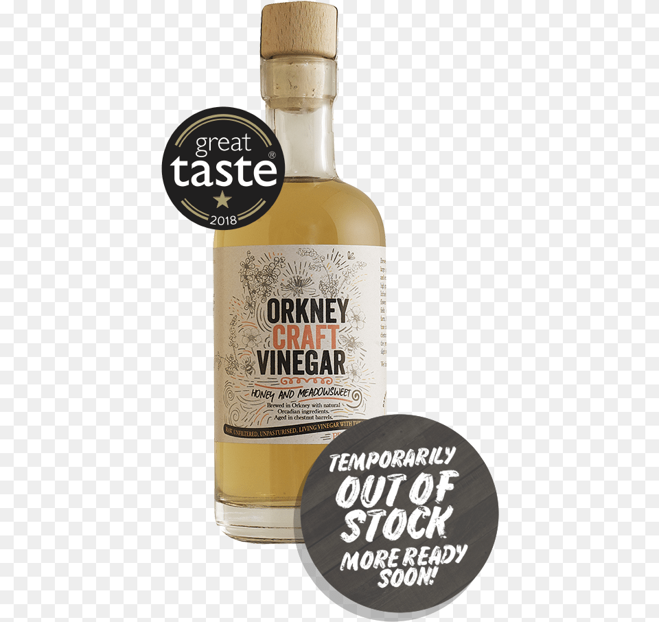 Orkneycraft Honey Meadowsweet Vinegar Stock, Alcohol, Beverage, Liquor, Tequila Free Transparent Png