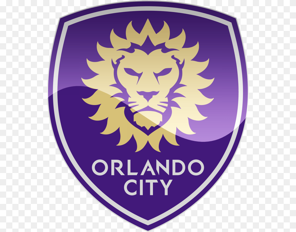 Orlando City Sc Hd Logo Logo Orlando City, Badge, Symbol, Emblem, Face Free Transparent Png