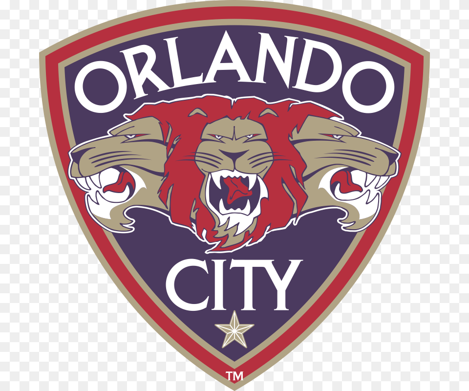Orlando City Usl Logo, Badge, Symbol, Emblem Free Transparent Png