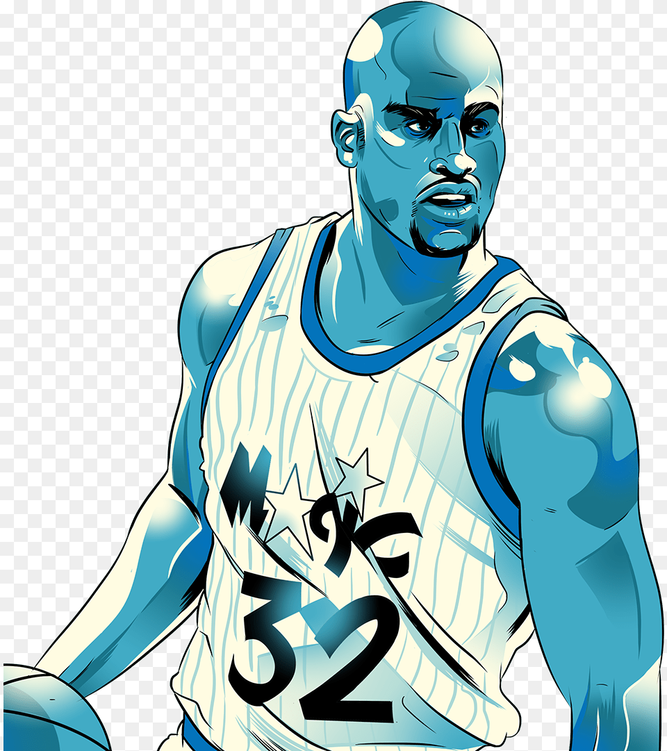 Orlando Magic Clipart Shaquille O Neal Magic, Adult, Male, Man, Person Png Image