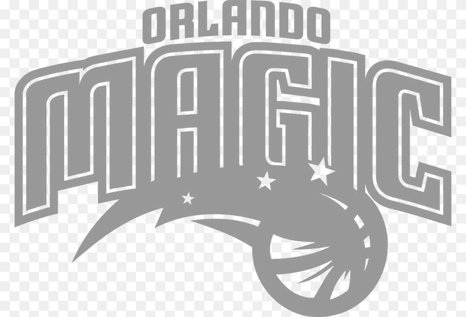 Orlando Magic Logo 2011, Gray Free Transparent Png