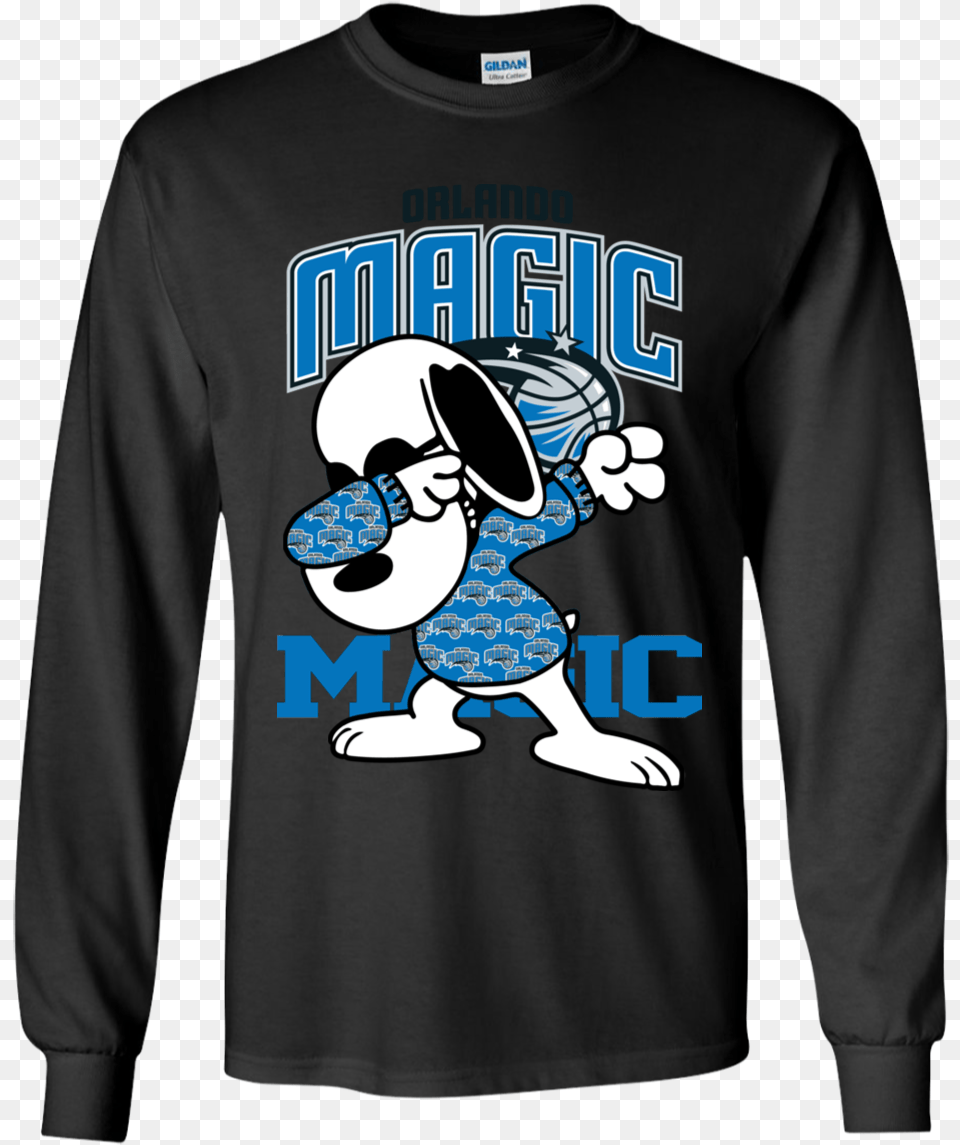 Orlando Magic Snoopy Dabbing Shirts 32 Never Underestimate An Old Man With A Bicycle, T-shirt, Clothing, Sleeve, Long Sleeve Free Transparent Png