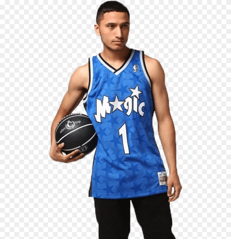 Orlando Magic Tracy Mcgrady Basketball Player, Ball, Basketball (ball), Sport, Clothing Free Transparent Png