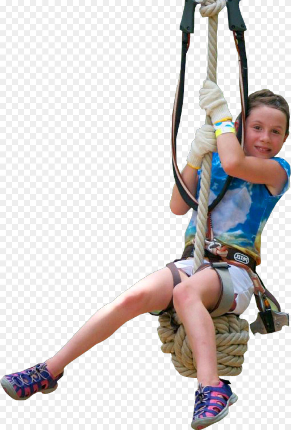 Orlando S Zip Lines And Ropes Course, Rope, Child, Person, Outdoors Free Png Download