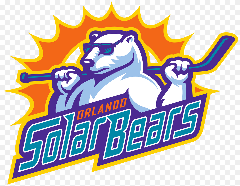Orlando Solar Bears Logo, Dynamite, Weapon, Face, Head Png Image