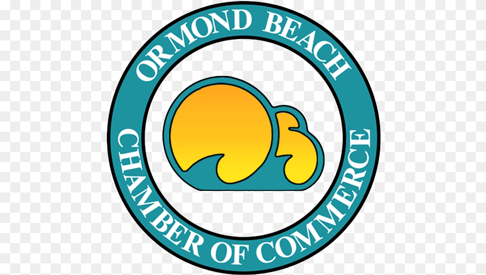 Ormond Beach Logo Ormond Beach Chamber Logo, Symbol, Disk Png Image